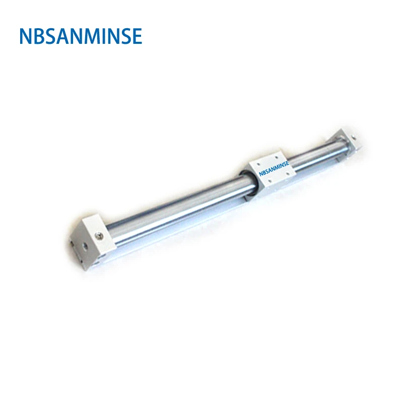 

NBSANMINSE CY3R 20mm Bore Pneumatic Magnetically Coupled Rodless SMC Type Parts Compress Air Cylinder Direct Mount Type