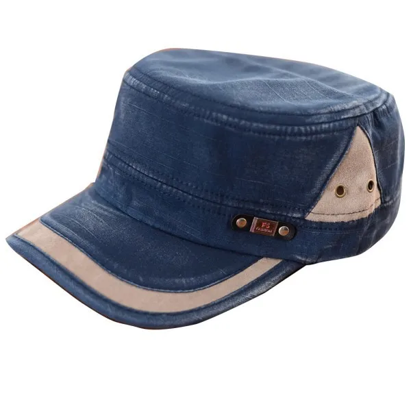 Новая классическая мужская и женская Регулируемая армейская простая винтажная шляпа Cadet бейсболка D3