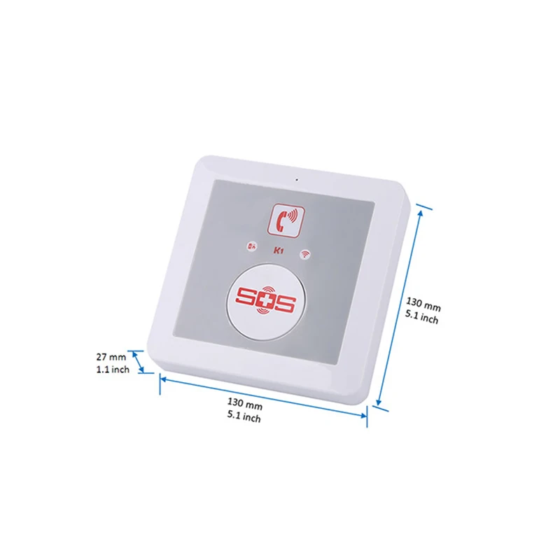SOS Alarm Wireless font b GSM b font Dialer Android APP Elderly Alarm System Home Security