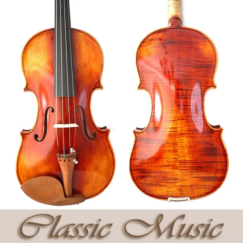 

SELECTED Copy of 1715 Stradivarius Violin , Advanced Level, Siberian Spruce & Maple , Handmade, Oil Varnish,Free bow,rosin,case