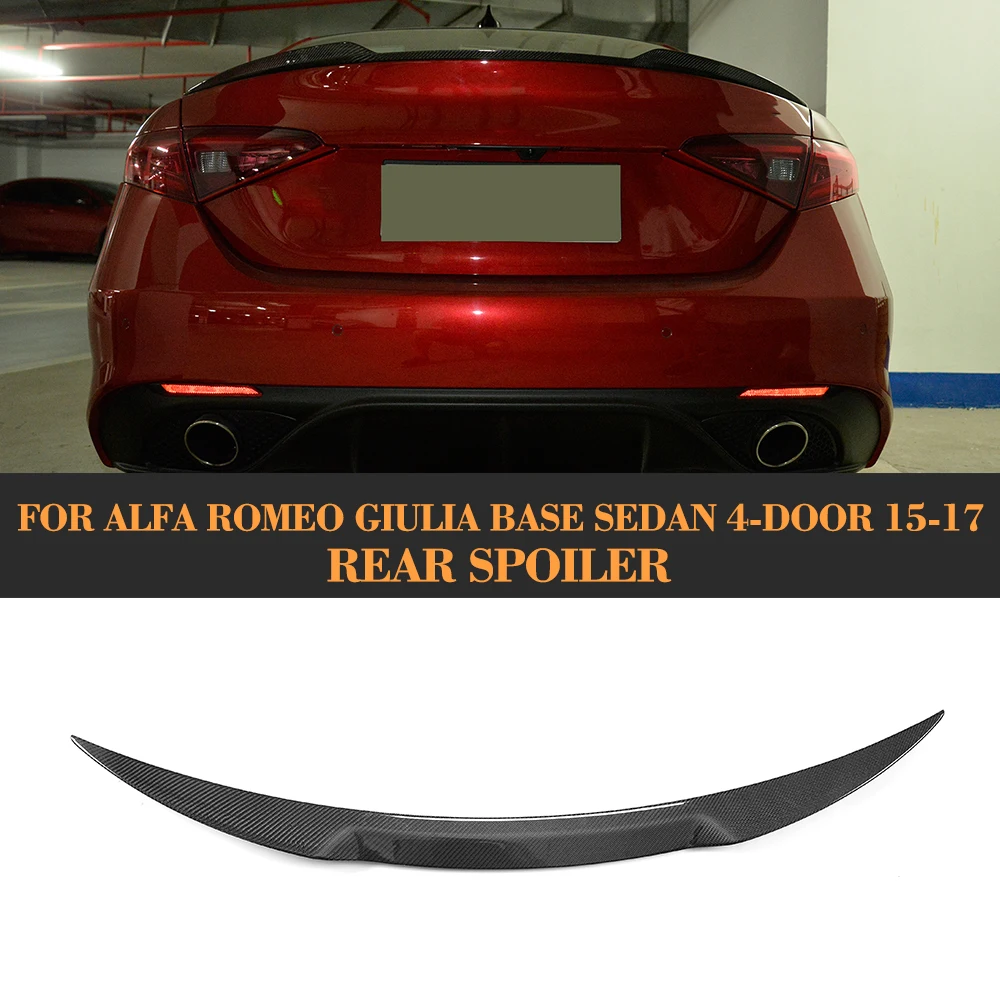 Rear Trunk Lip Spoiler for Alfa Romeo Giulia Sedan 4 Door Only 2015