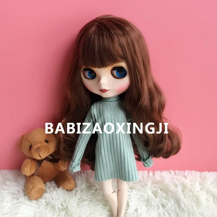 1/6 Модная Одежда для куклы BJD, 30 см, цветной длинный свитер Blyth, одежда, подходит для куклы pullip blyth azone kurhn, аксессуары для Барби