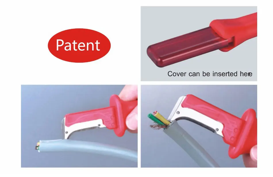 31HS нож для снятия изоляции зачистки проводов Электрический Нож запатентованный крюк фиксированное лезвие для Инструмент электрика