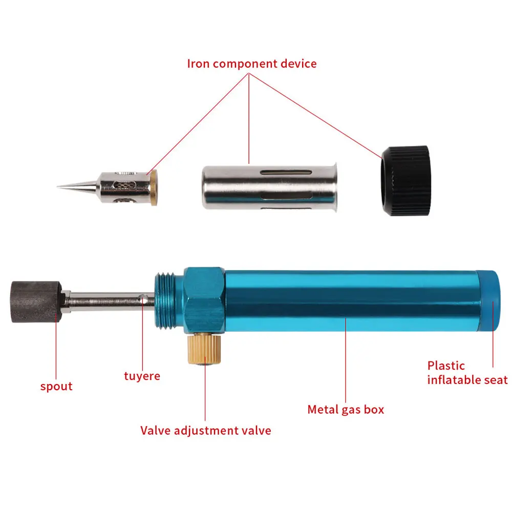 Беспроводной паяльник пистолет газовый паяльник сварочная ручка горелка Бутановая паяльная лампа пистолет горячего воздуха паяльник инструмент сварочные факелы