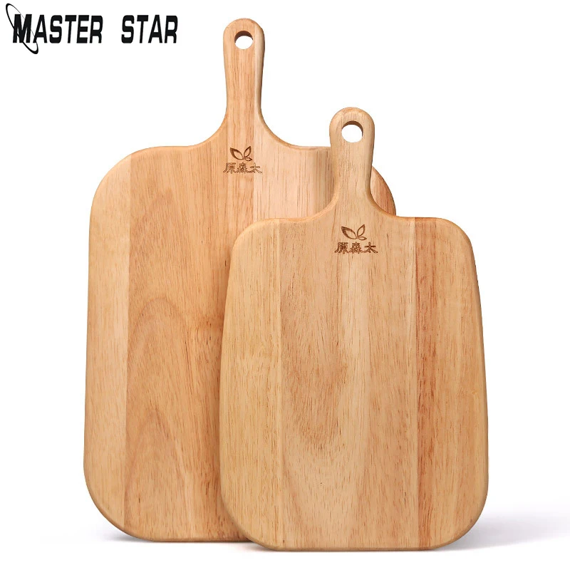 

Master Star Wood Chopping Board Kitchen Wooden Food Plate Pizza Sushi Bread All Wood Tray Cutting Board No Paint