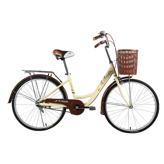 ALTRUISM Q3 Городской Велосипед 24 Дюймов Road Bikes Ретро Велосипед Bicicleta Bisiklet Дамы Велосипед Алюминиевый Велосипед Задние Барабанные Тормоза