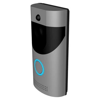 

WIFI Video Smart Doorbell,720P HD Security CamerRealTime Video TwoWay Audio,IP65 Waterproof,Night Vision,APP Smart