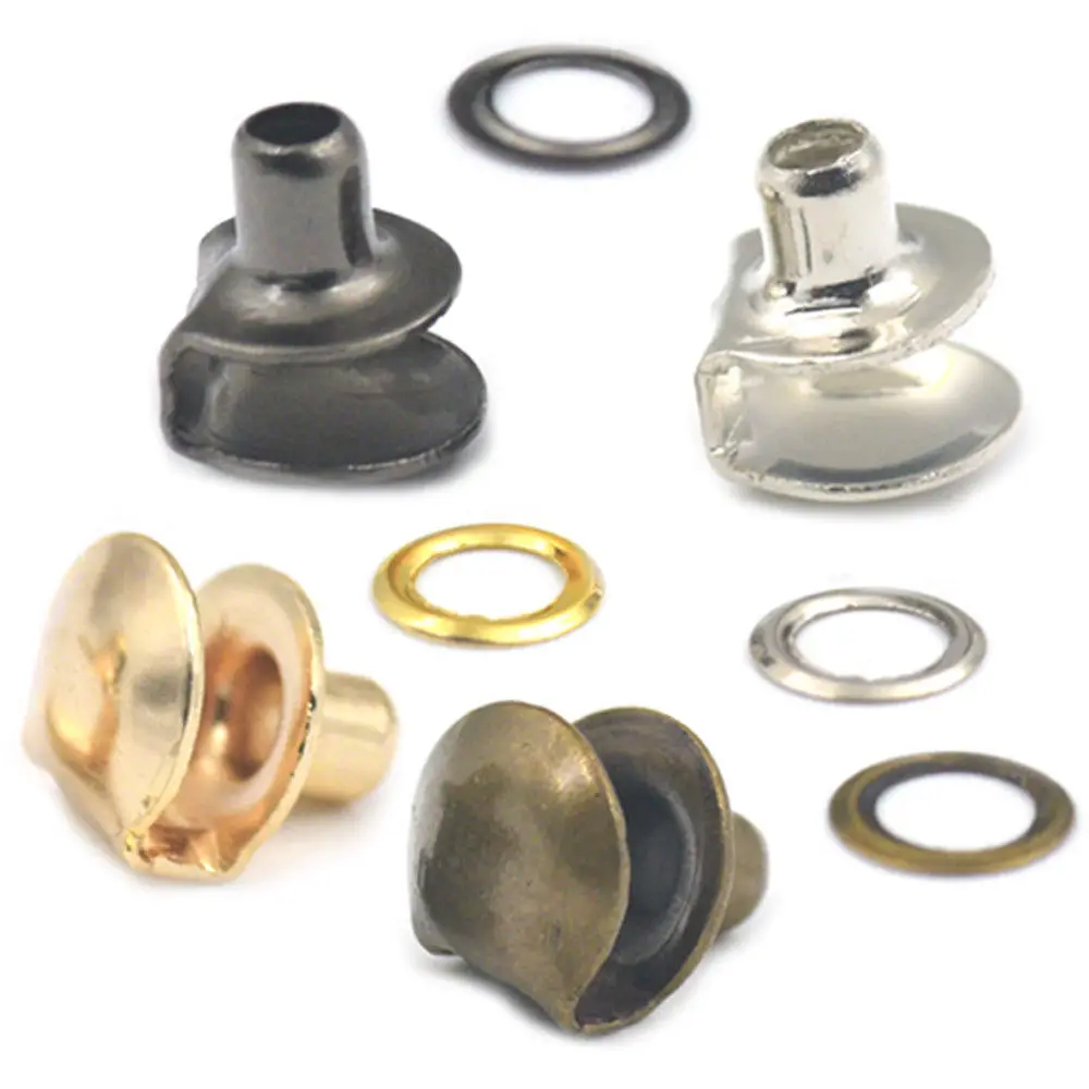 

20 Pcs Boot Hook eyelet 10mm Buckle Shoelace Hiking Rock Climbing Washer Craft DIY