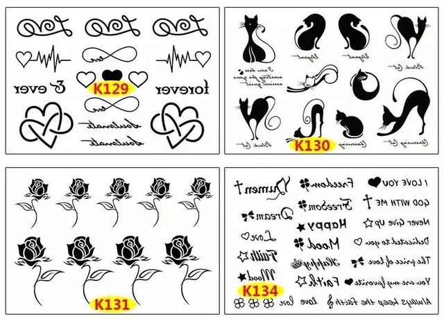 PDF Format Tattoo Book 35 pages Classic Small Tattoo