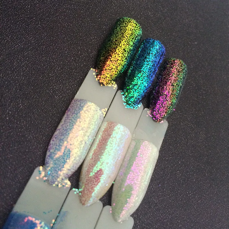 Aurora Glitter Mermaid Unicorn Sequins 3D Nail Art Chrome Pigment Nail Glitter Powder Decoration nail powder nail pigment nail glitter nail decoration nail decorations nail powder set 3 Jars/Set
