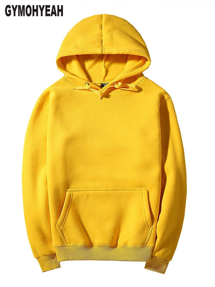 

GYMOHYEAH Fashion brand Men 2017 autumn Mens Hoodies Sweatshirts Cotton Casual Male Hooded The high quality Free shipping