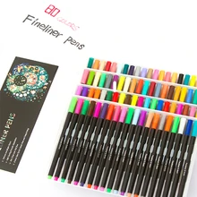 Penlab 80 цветов 0,4 мм тонкий наконечник художественная маркер ручка, фломастер ручки гладкие эскизная ручка художественные принадлежности для анимации манга рисование