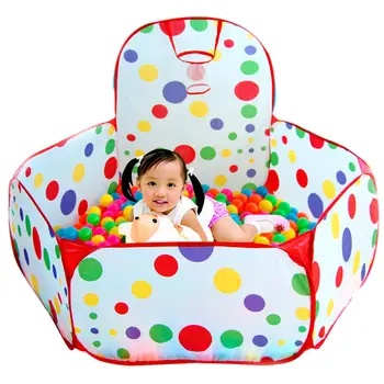 Foldable Play Tent for Kids Ocean Ball Pool/Pit Boys Girls Chidren Play House Gifts In/Outdoor Toy Tents piscina de bolinha