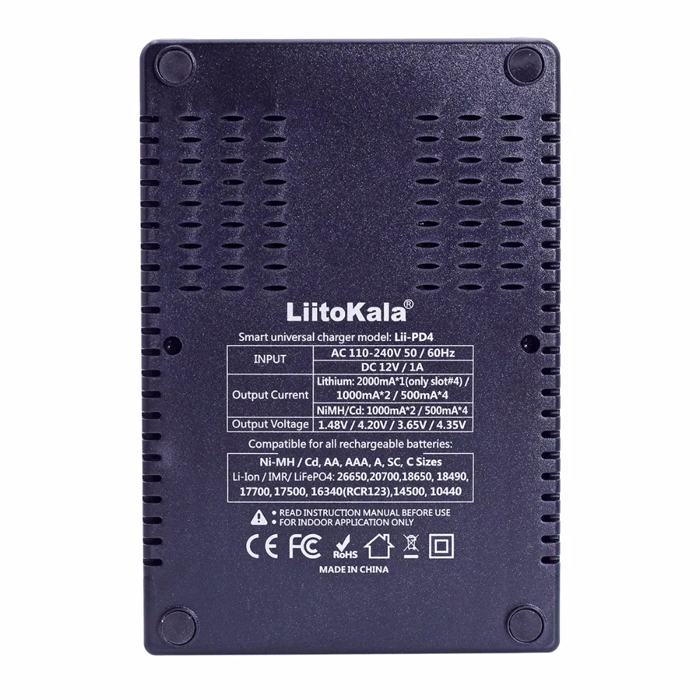 LiitoKala оригинальное зарядное устройство для 18650 26650 21700 18350 AA AAA 3,7 V/3,2 V/1,2 V/1,5 V/V литиевая NiMH батарея Прямая поставка