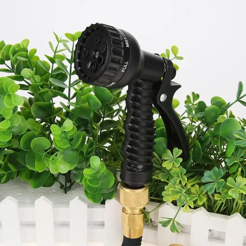 Регулируемый пластиковый водяной пистолет высокого давления оросительное сопло садовый шланг подходит для полива и инструмент для чистки автомобилей