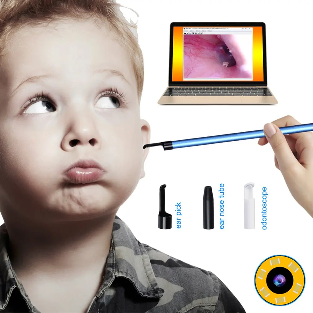 Buy 3 in 1 USB Ear Cleaning Endoscope Earpick With