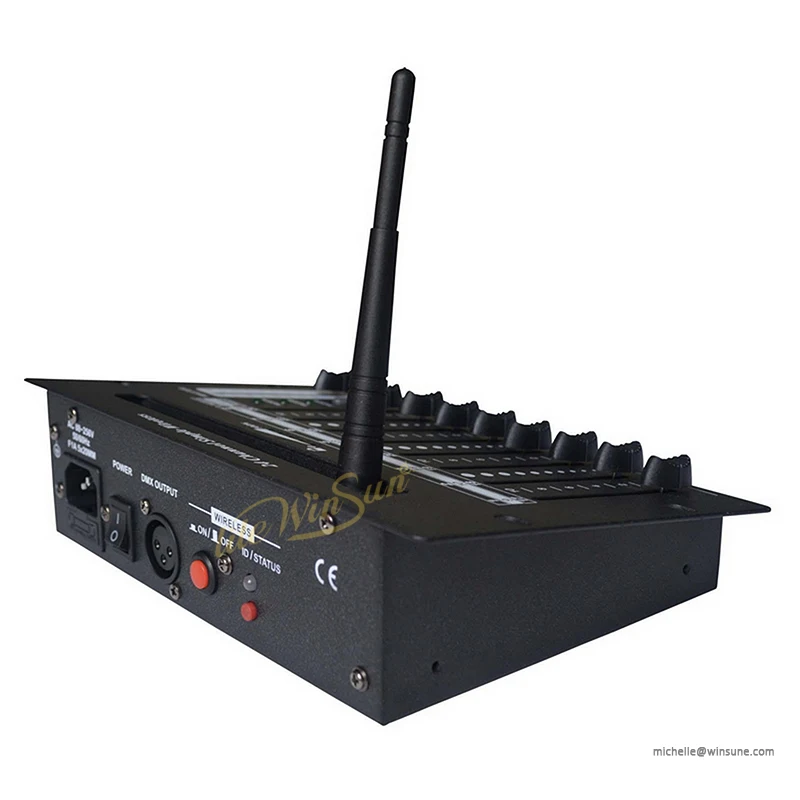 24 dmx channel mini console party show dj dmx console controller wireless remote