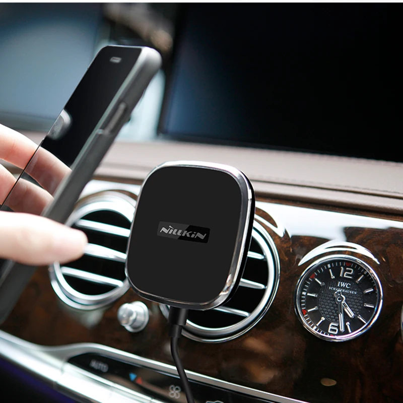 

NILLKIN Car Magnetic QI Wireless Charger A Model 360 Degree Rotation Air Vent Charging for Samsung S10e S10 Plus for Xiaomi Mi 9
