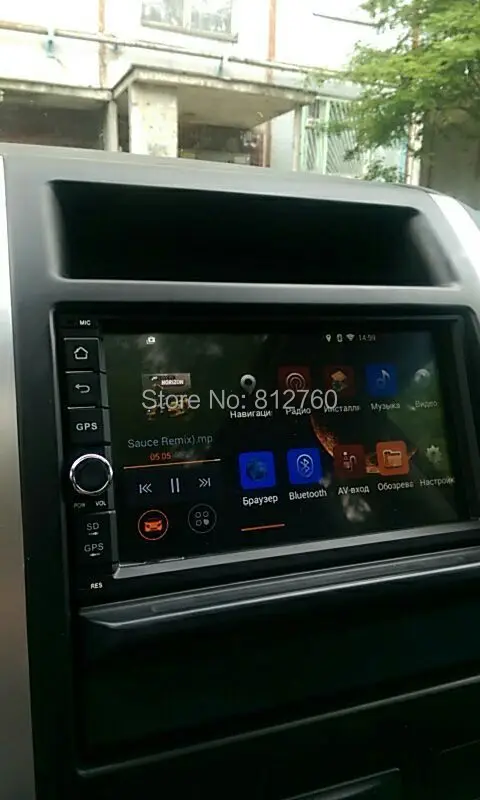 Excellent New 7" Double 2 Din Android 6.0.1 Universal Car Radio Quad Core 1024*600 HD Car GPS Navigation Auto Stereo Head Unit Car PC 5