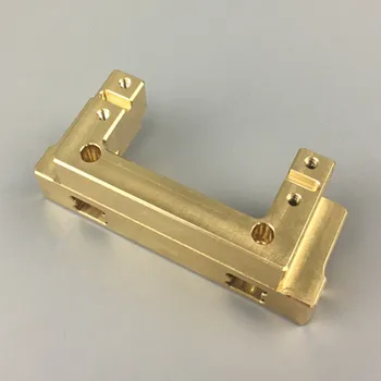 

1PC 172g Copper Servo Mount Front Bumper Girder Fixed Bracket Metal Servo Holders for 1:10 DIY RC Cars Modification Accessories