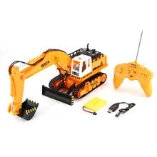 Best Offers HUINA TOYS 1310 1/16 11CH RC Excavator Truck Engineering Construction Car Remote Control Vehicle with 680 rotation Light Best Offers HUINA TOYS 1310 1/16 11CH RC Excavator Truck Engineering Construction Car Remote Control Vehicle with 680 rotation Light