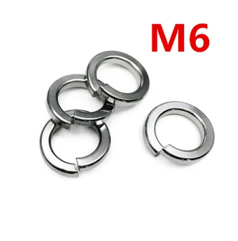 

100pcs/lot A2 Stainless Steel DIN127 M6 Spring Washer