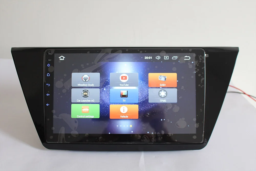 Best Aoluoya IPS RAM 4GB Octa Core Android 8.0 CAR Radio DVD GPS Navigation For VW Volkswagen Touran 2016 2017 audio multimedia WIFI 4