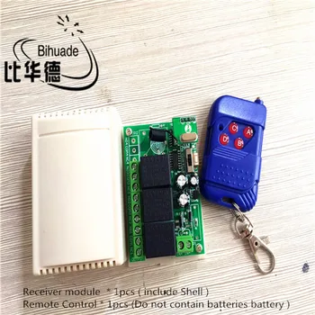 

433Mhz12V 3CH Channel Relay RF Wireless Remote Control Switch Receiver Module and RF Remote Transmitter Kit