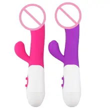 Multispeed Vibrator G-Spot Dildo Rabbit Waterproof Massager Female Adult Sex Toy