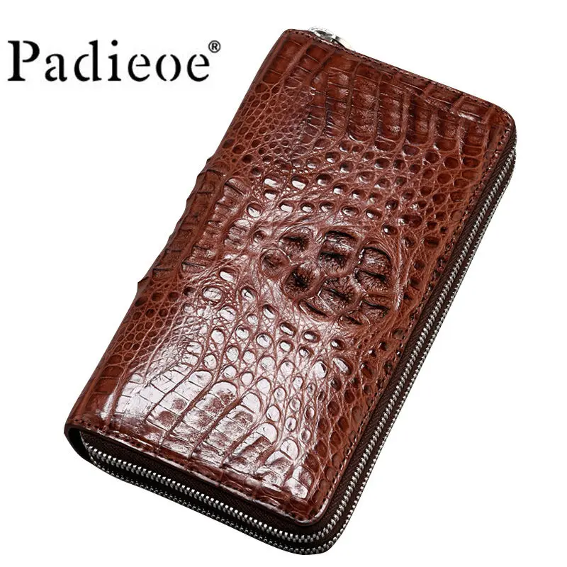

2018new luxury brand card clip casual men's wallet leather men's women's wallet real crocodile leather leather handbag men's bag