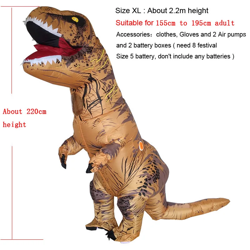 size xl t rex 540-3-220CM