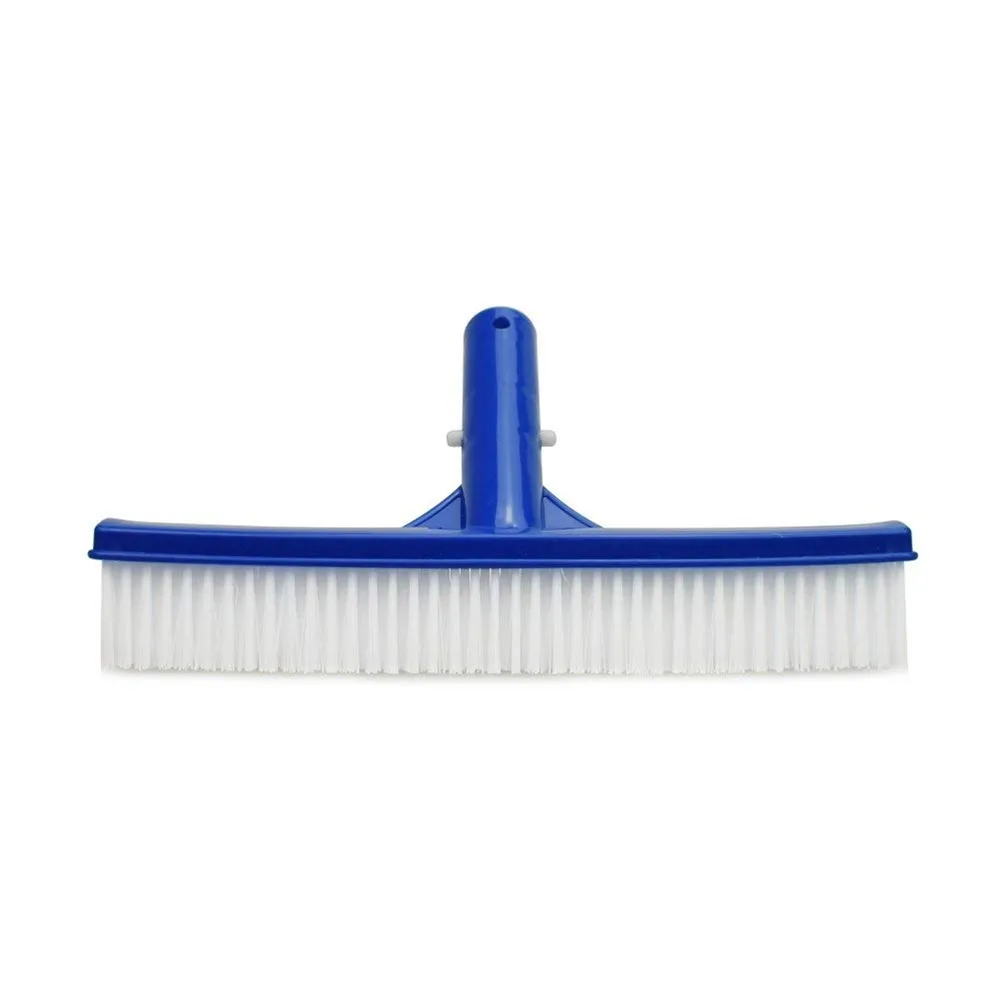 High Quality Curved Swimming Pool Cleaning Tools Spa Wall& Floor Brush Nylon Bristles Cleaner Broom Leaf Rake Mesh Frame Nets