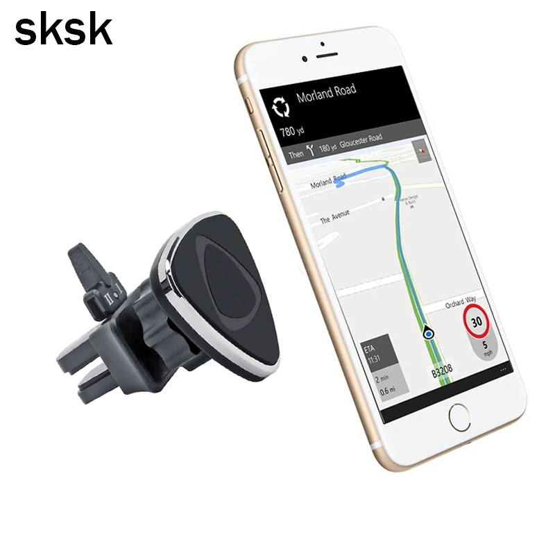Автомобильный держатель для телефона SKSK магнитное крепление на вентиляционное