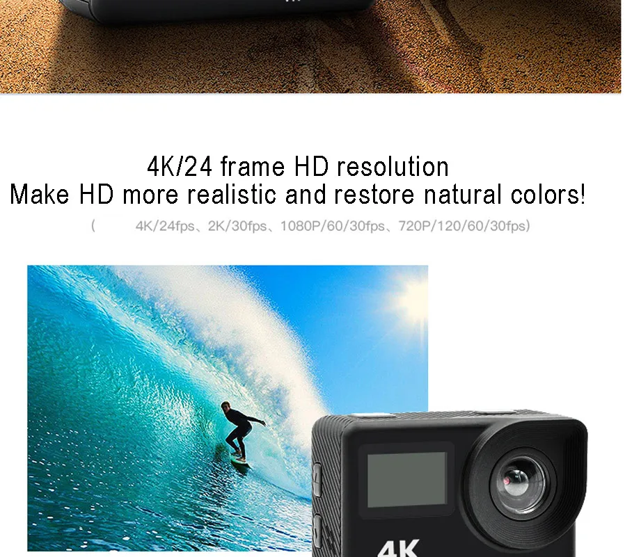 Dual 4K Camera Mini Camcorder