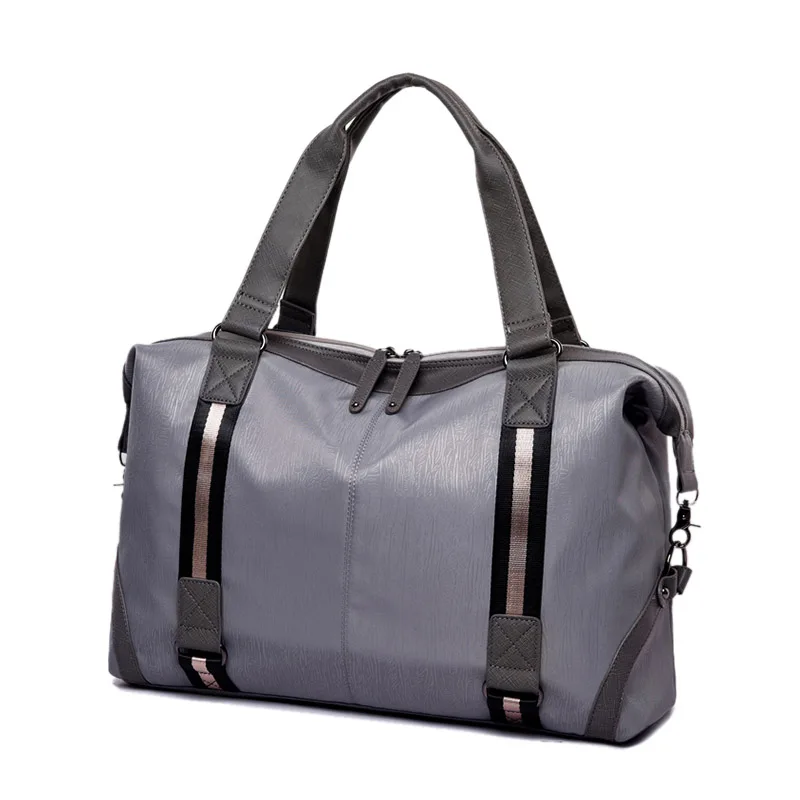 Дорожные сумки для багажа, женские сумки из Оксфорда, большая Вместительная дорожная сумка, водонепроницаемые сумки для выходных, большая сумка для женщин XA683WB - Цвет: Gray
