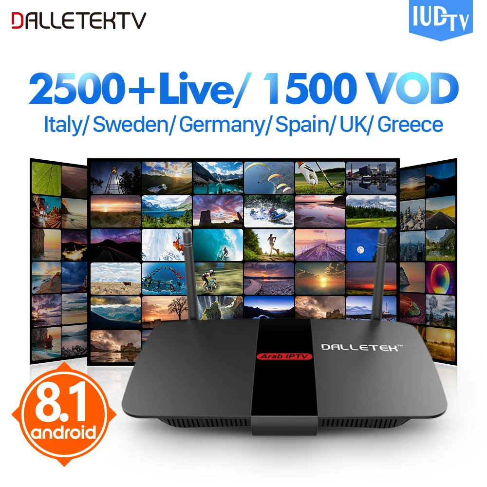 

Leadcool IPTV Sweden Europe R1 TV Receiver Android 8.1 Quad-Core PK Leadcool TV box IPTV UK Italy Sweden Spain Portugal IP TV
