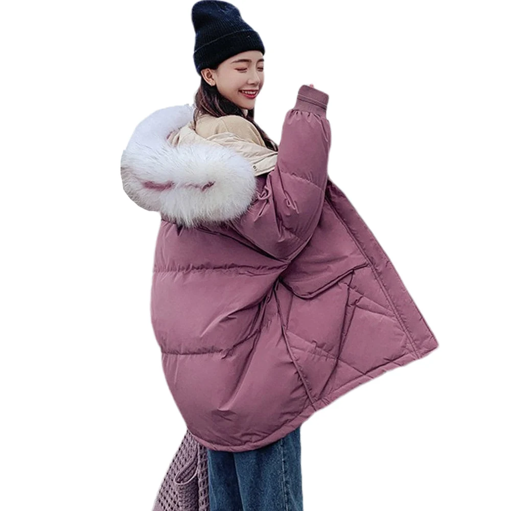 

Clothing Women Winter Warm Winter Coats Long Jacket Parka Coat Down jacket new 2019 brief paragraph down jacket coat 817