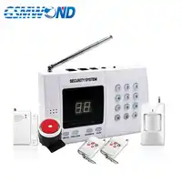 NEW High quality pstn alarm system 433mhz White Wireless Home Security Alarm hot Infrared detector remote control