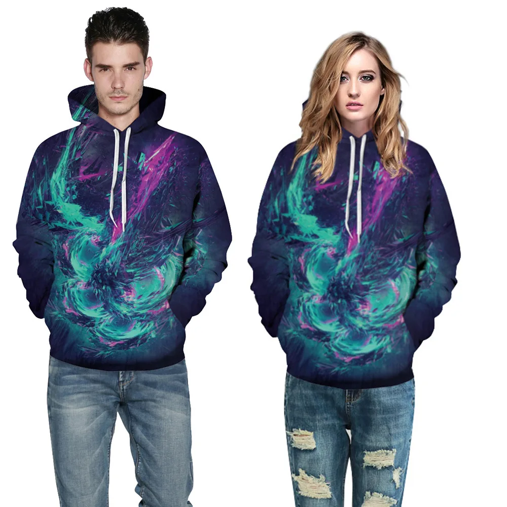 JSMY 2019 New Summer Fashion Space Galaxy Star Printing Baseball Uniform Lovers Long-sleeved Hooded Sweatshirt JSMY 2019 New Summer Fashion Space Galaxy Star Printing Baseball Uniform Lovers Long-sleeved Hooded Sweatshirt
