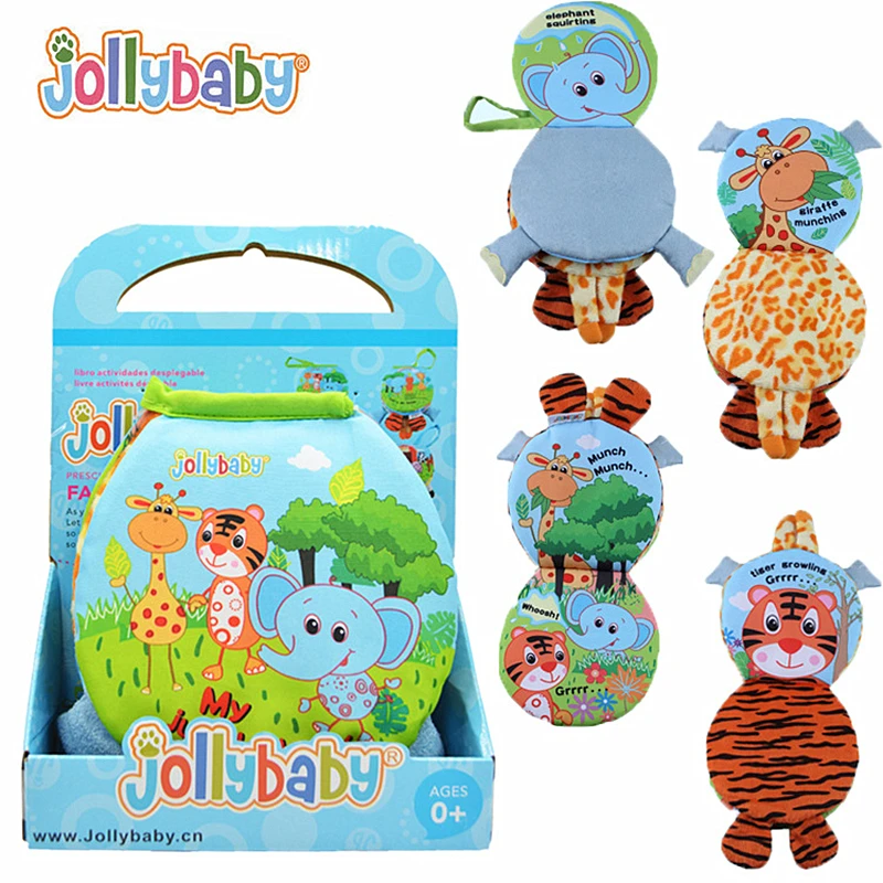 

Baby Cloth Books Ratteles Animal Infant Kids Early Development Books Learning Education Activity Kids Montessori For Children
