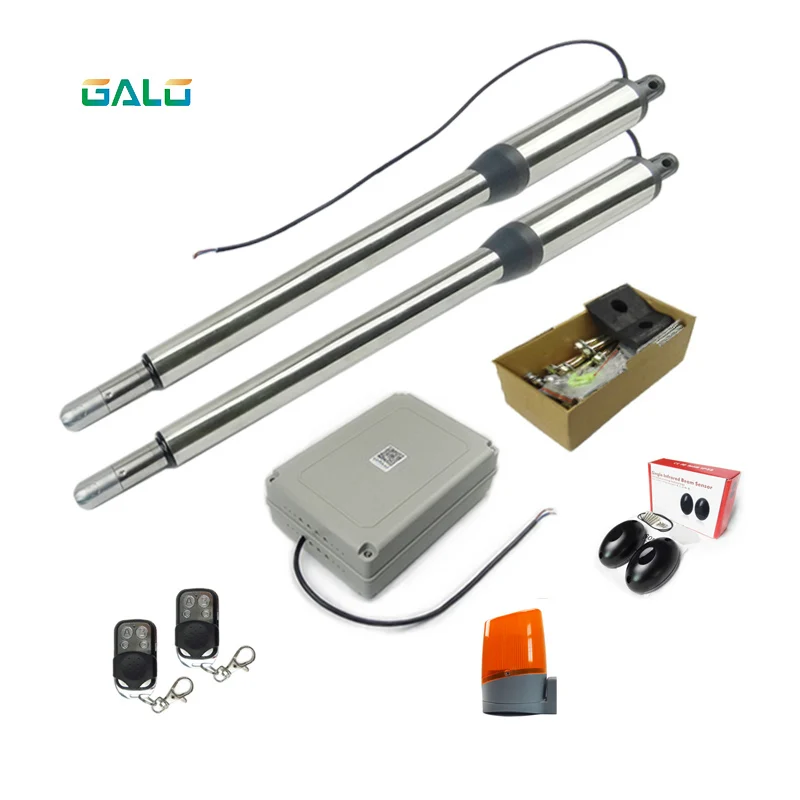 

GALO Automatic Swing Gate DOOR Opener Operator kits with OUTDOOR WATERPROOF Electric Lock