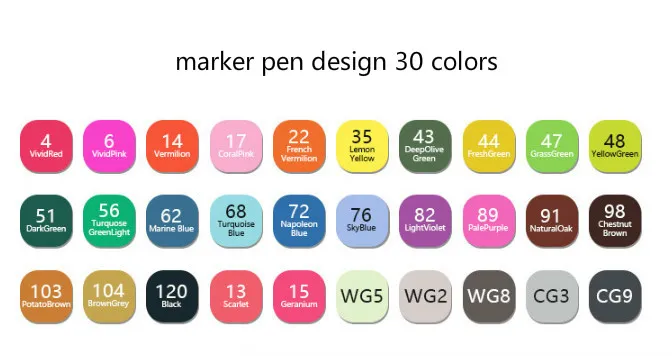 KSCRAFT 30/40/60 Цвет ручная работа разноцветный дизайн набор художественный маркер для белой доски