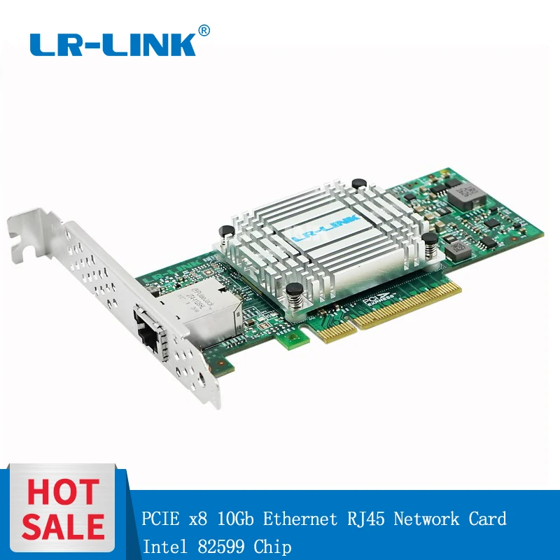 LR LINK 6801BT 10Gb Nic Card single rj45 port Intel 82599 PCI Express PCI E x8 1