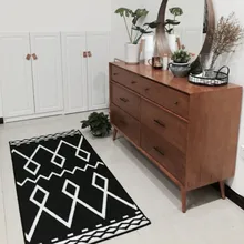 Collalily Nordic гостиной Ковры геометрический индийский красный Ковры Коврики в клетку и полоску современный салон современный дизайн kilim черный