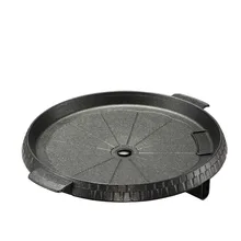 Горячие кухонная утварь из алюминиевого сплава сковорода для газового мангала с антипригарным покрытием мясо griller черного цвета с круглым носком жарки сковороды стейк барбекю espeto