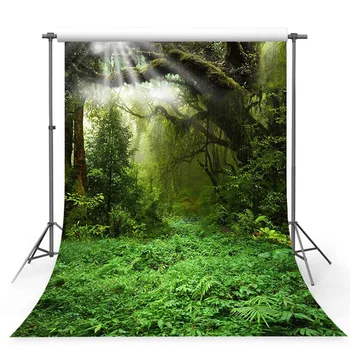 

Foliage Rainforest Forest photo backdrop Vinyl cloth High quality Computer printed party Backgrounds Backdrops For Photo Studio