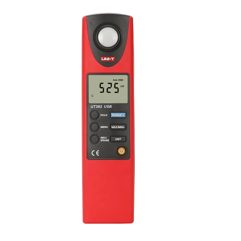 

Digital Light Meters Luxmeters Lux/FC Meters Luminometer Photometer UNI-T UT382 with USB Transfer 20-20000 Lux Lumen