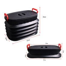 Высокое качество складной 18L рыболовная емкость для воды ящик для хранения кемпинга мойка рыболовное ведро с крышкой 18L