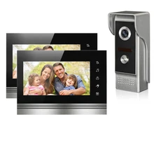 Wired Video font b Door b font Phone Intercom Doorbell System 7 TFT LCD Monitor Screen