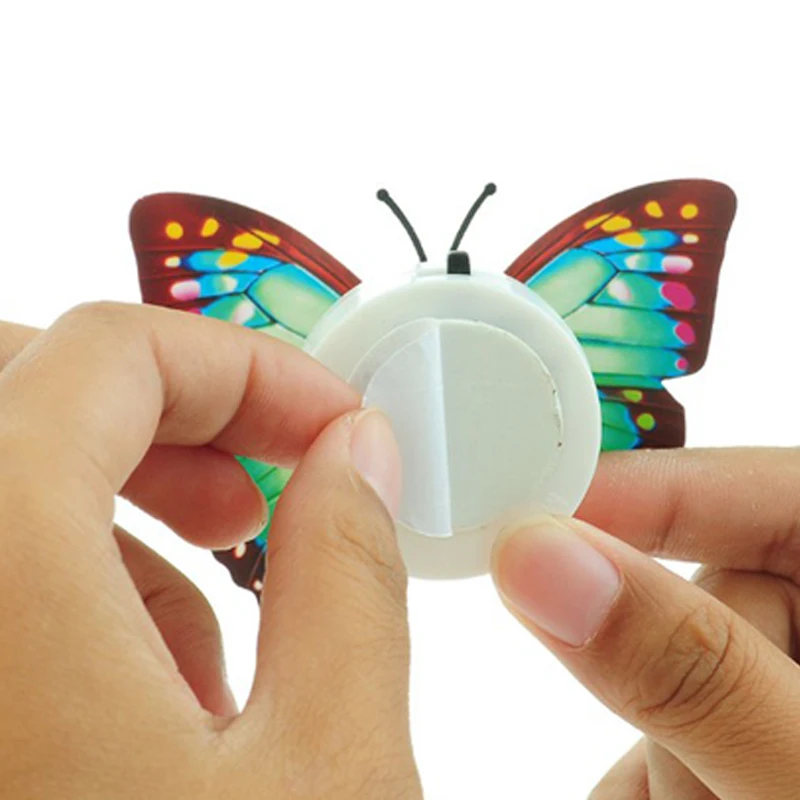 Colorful Changing 2019 Newest Fairy Gifts Butterfly LED Night Light Lamp Room Party Desk Wall Decor Lamp Battery Powered  (4)